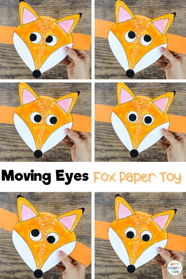 Moving Eye Fox Craft by arty crafty kids