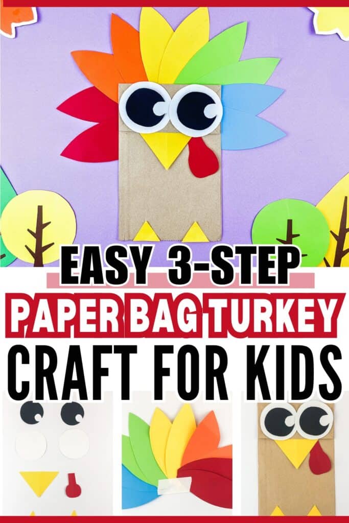 Paper Bag Turkey Thanksgiving Craft for Kids (1)