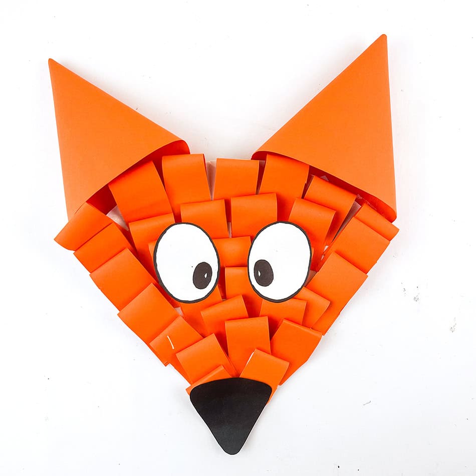 Paper Fox Craft for Kids to Make