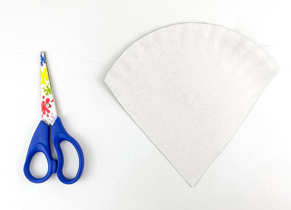 Paper Plate Fox Craft for Kids Step 1