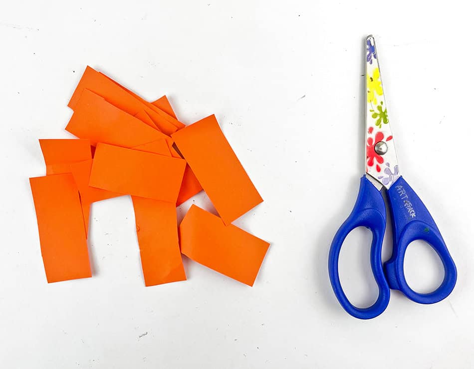 Paper Plate Fox Craft for Kids Step 2