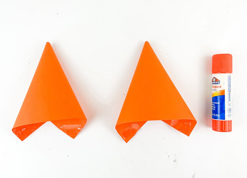 Paper Plate Fox Craft for Kids Step 5