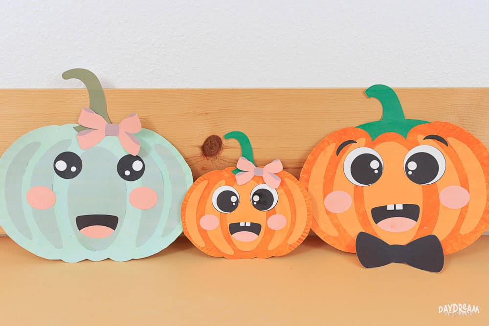 Paper Plate Pumpkin Craft For Kids by Day Dream into Reality
