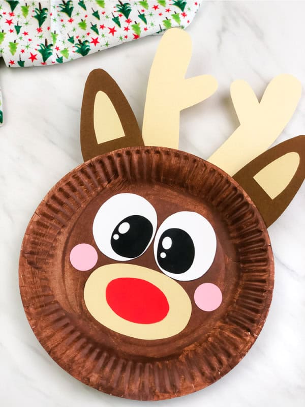 Paper Plate Reindeer Craft For Kids by Simple Everyday Mom