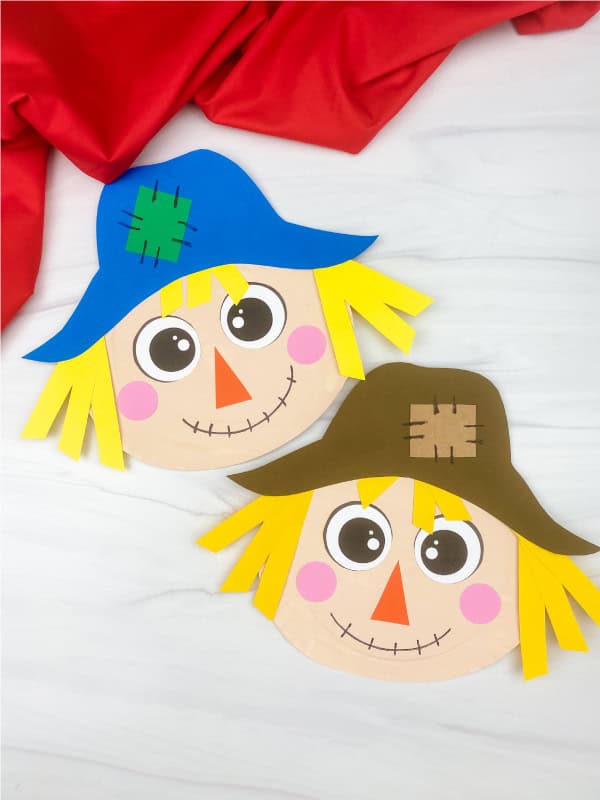 Paper Plate Scarecrow Craft For Kids by Simple Every day mom