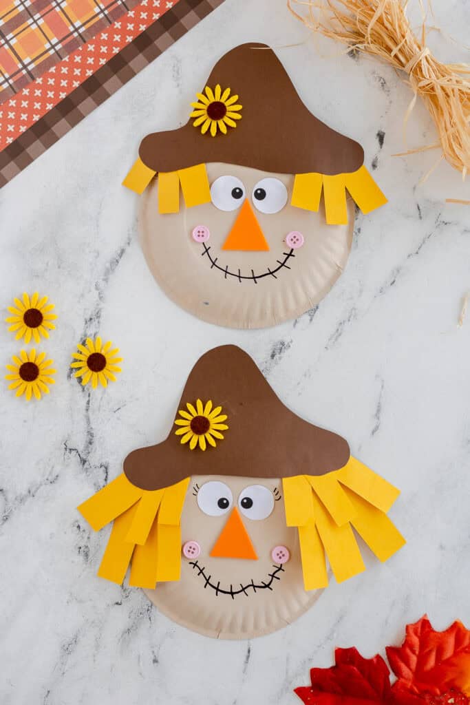 Paper Plate Scarecrow by Made to be a momma
