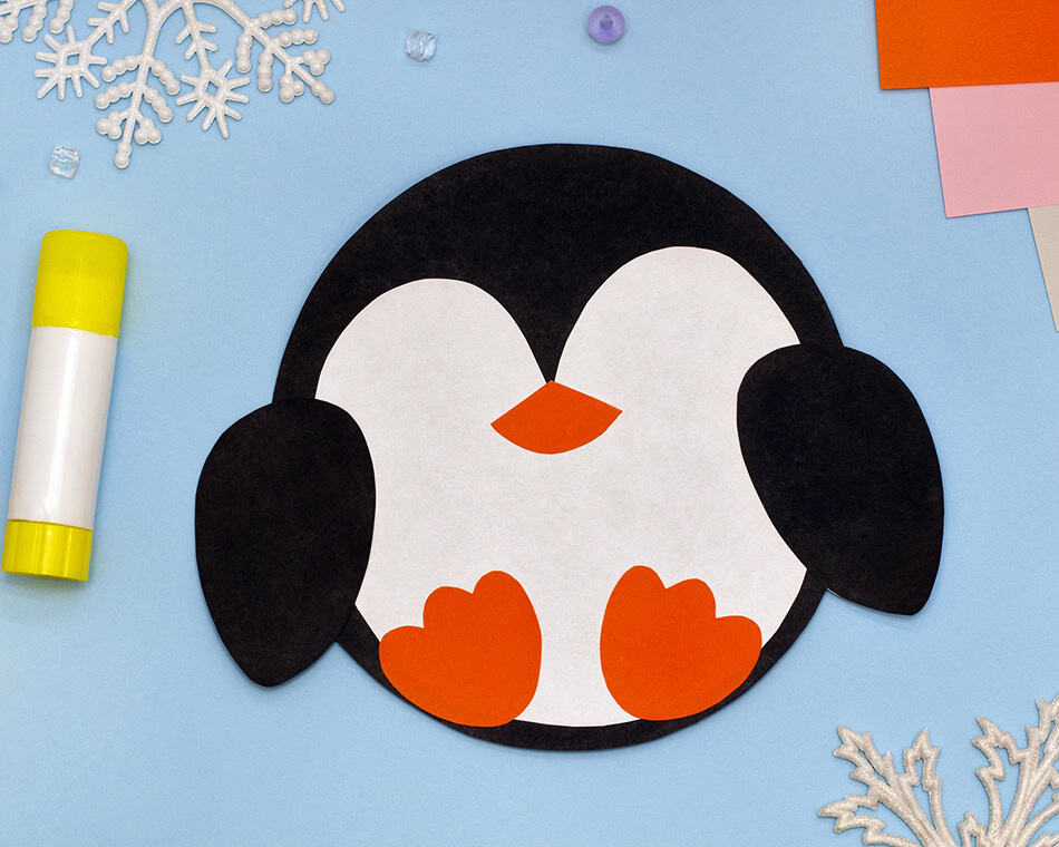 Paper penguin Building Body 2
