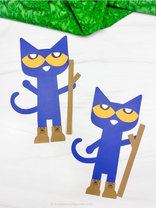 Pete the Cat Goes Camping Craft by simpleeverydaymom