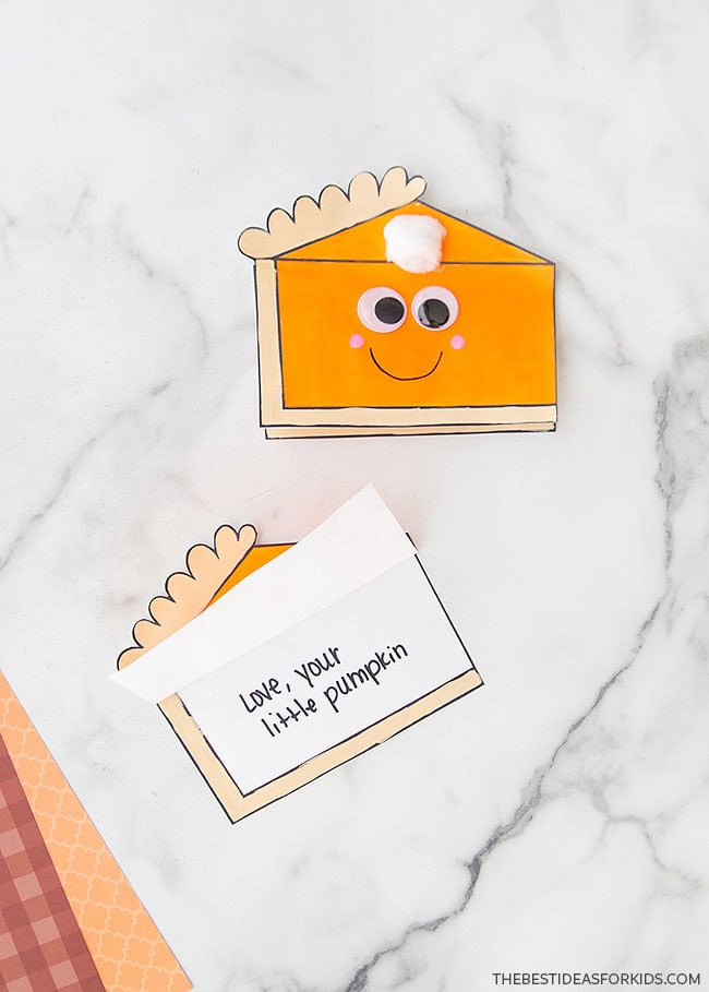 Pumpkin Pie Craft by the best ideas for kids