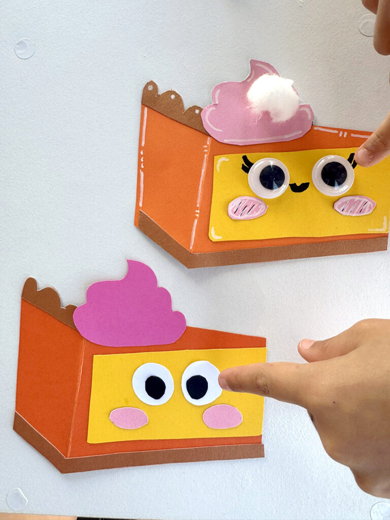 Pumpkin Pie Craft for Kids Step 4