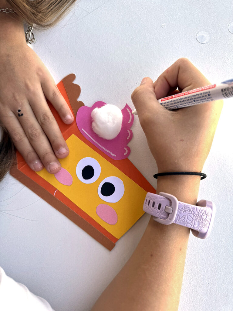 Pumpkin Pie Craft for Kids Step 6