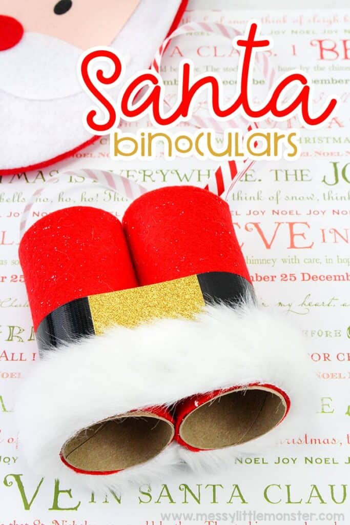 Santa Binoculars by messy little monster
