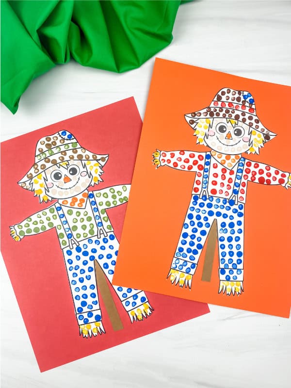 Scarecrow Art Activity For Kids by simple every day mom