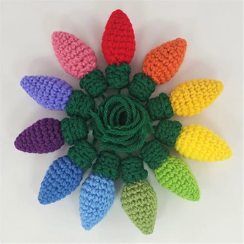 Scrap-Buster Holiday Light Garland by Carla D. T. Fisher