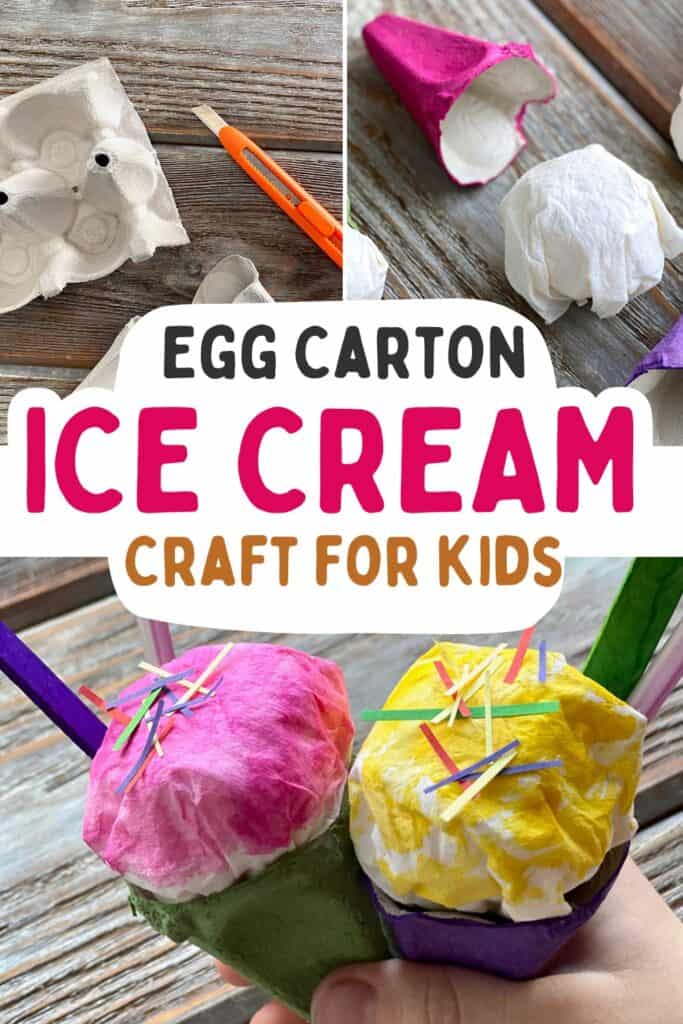 Summer Crafts for Kids - Ice Cream Cone Craft