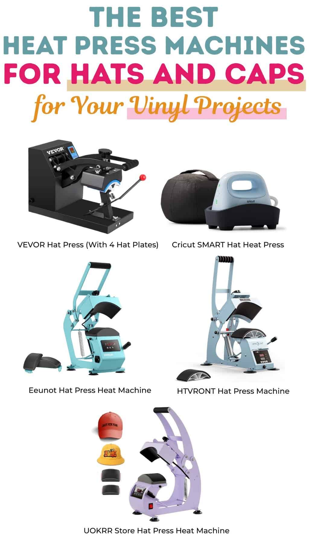 The Best Hat Heat Press Machines for Your Vinyl Projects