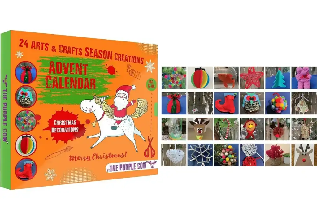 Christmas Countdown Advent Calendar Arts & Crafts Kit