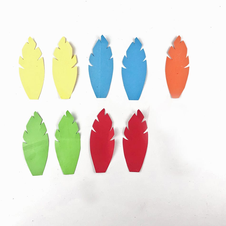 Turkey Clothespin Thanksgiving Craft Feathers