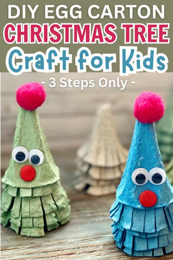 egg carton christmas tree crafts for kids (1)