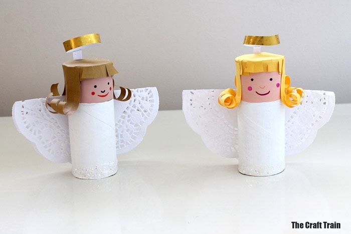 toilet roll angel by the craft train