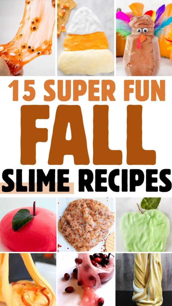 15 Super Fun Fall Slime Recipes