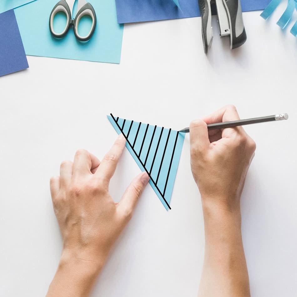 3D Paper Snowflake Step 5