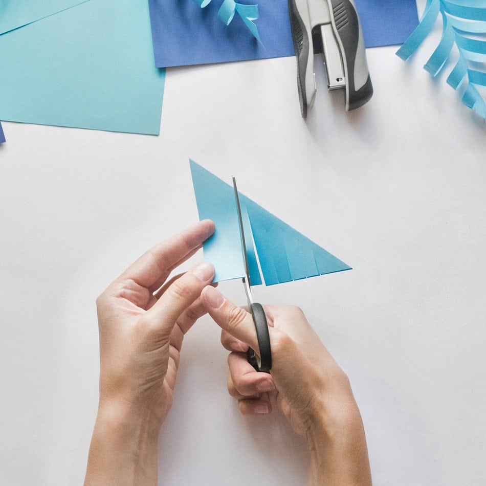 3D Paper Snowflake Step 6