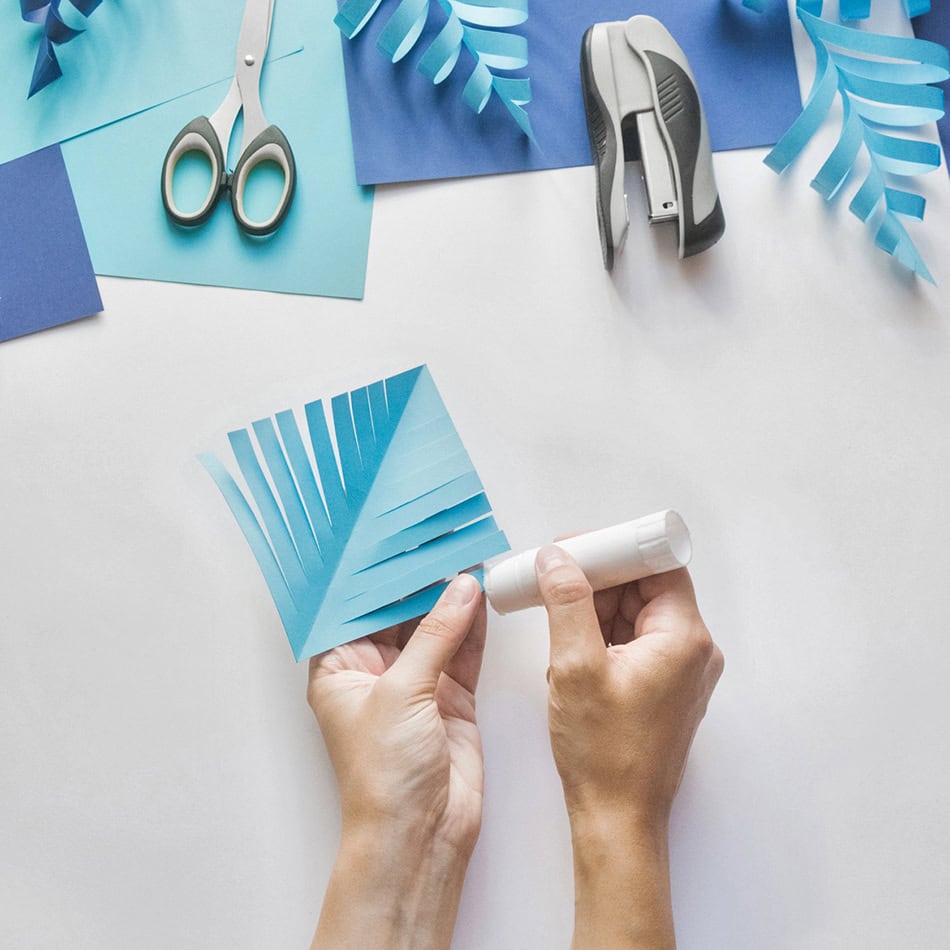 3D Paper Snowflake Step 7