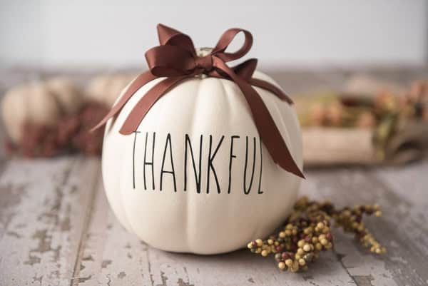 Adorable Cricut Thanksgiving Faux Pumpkin Craft by Mommy Made That