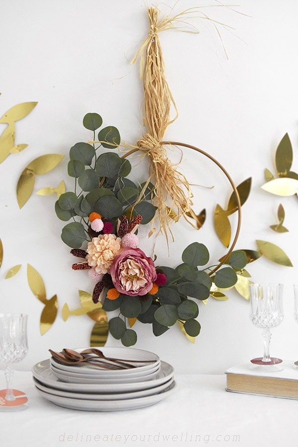 Boho Eucalyptus Wreath by Delineate your Dwelling