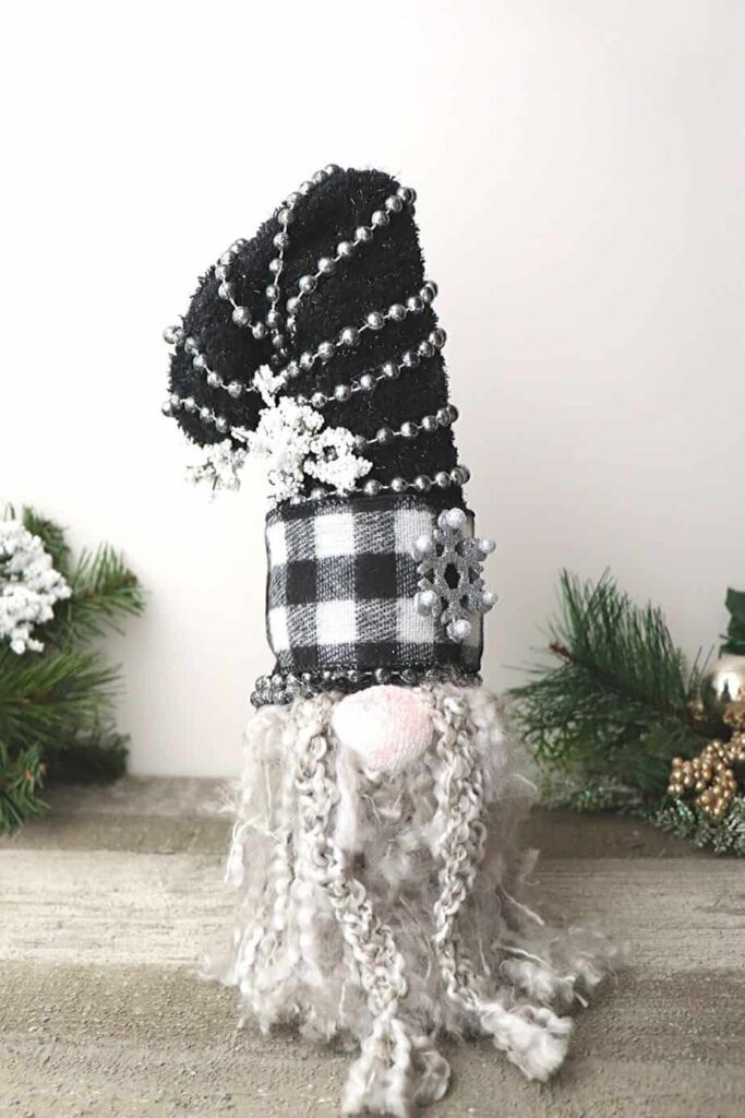 Buffalo Check Christmas Gnome by the Farm Girl Gabs