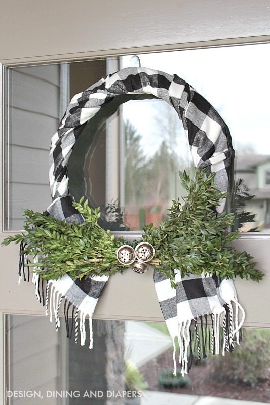 Buffalo Check Wreath by Taryn Whiteaker