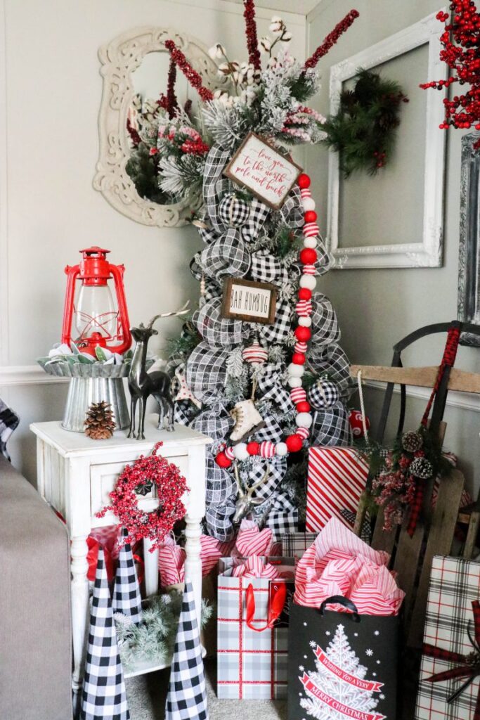 Buffalo Plaid Christmas Tree by Re-fabbed