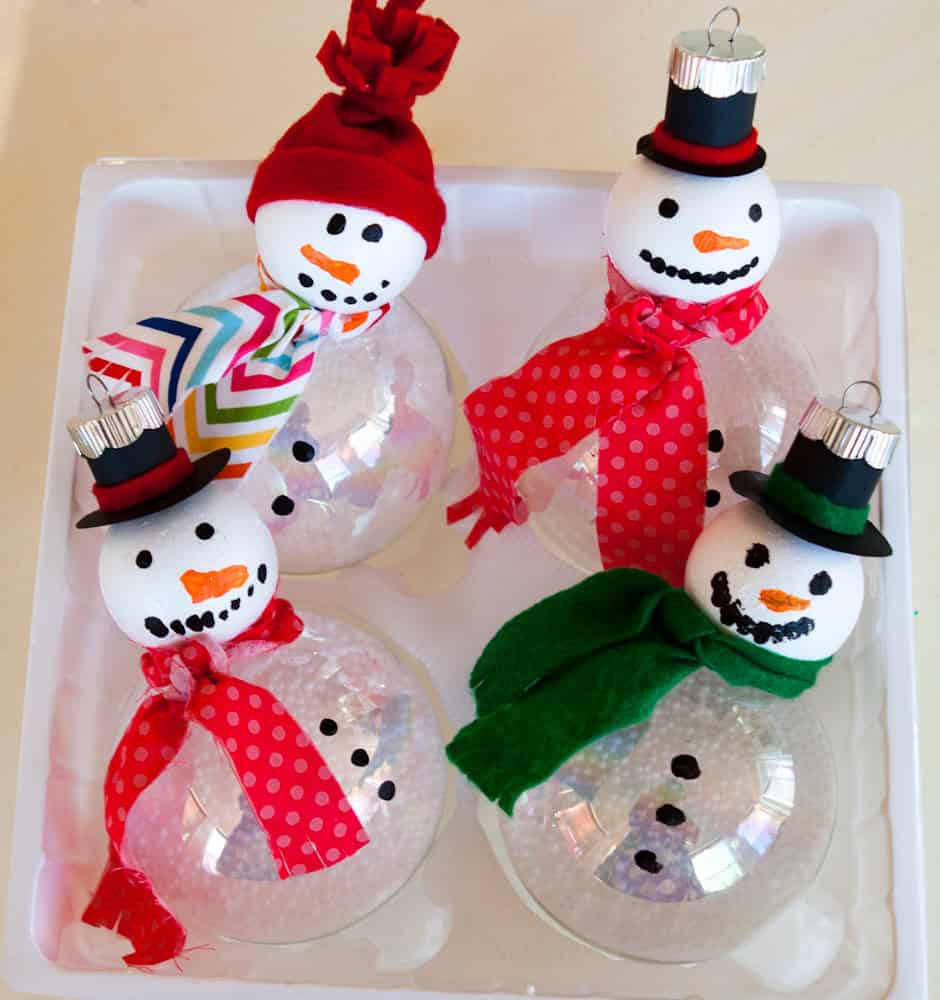 Christmas Handprint Ornament Craft by Whatever Blog