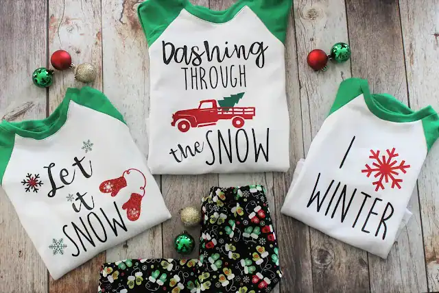 Christmas SVG Files for Pajamas and Tees by Sew Simple Home