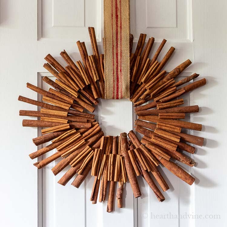 Cinnamon Stick Wreath by Hearth and Vine