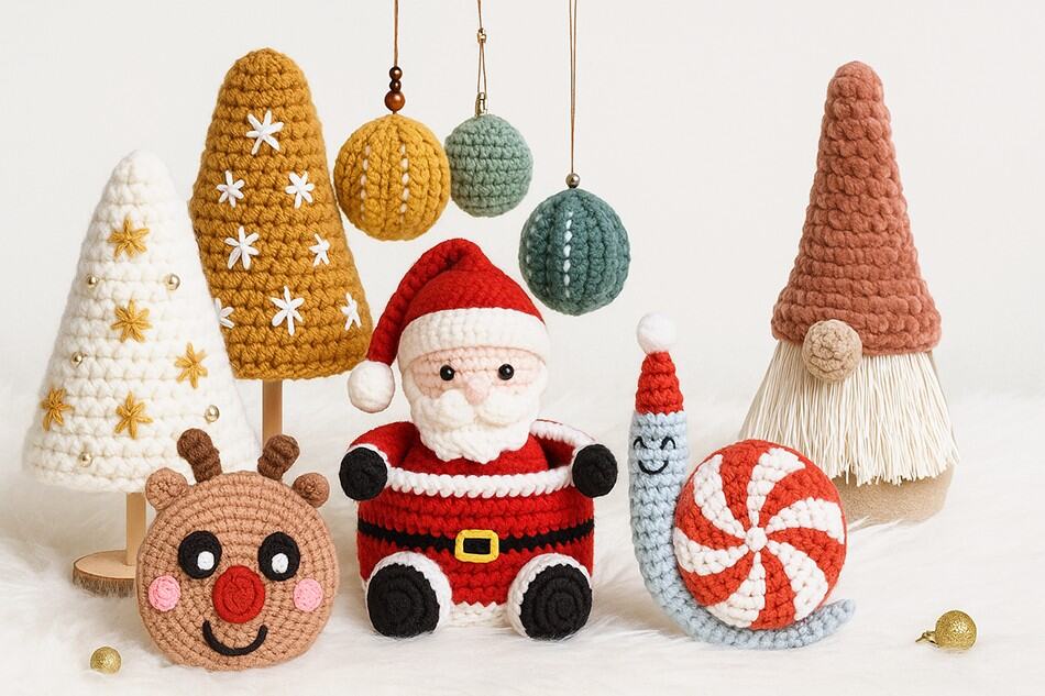 Crochet Christmas Ideas with Free patterns