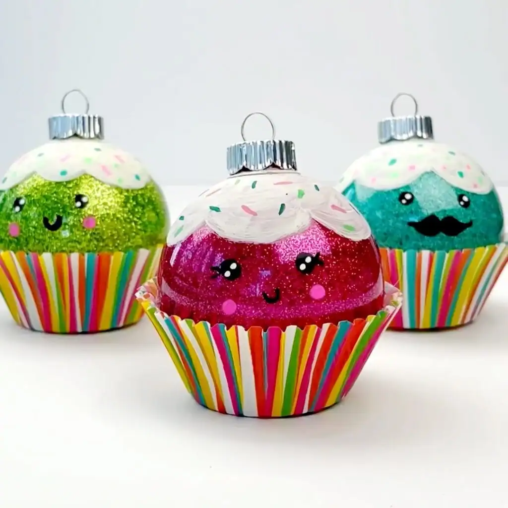 Cupcake Ornament DIY by Color Made Happy