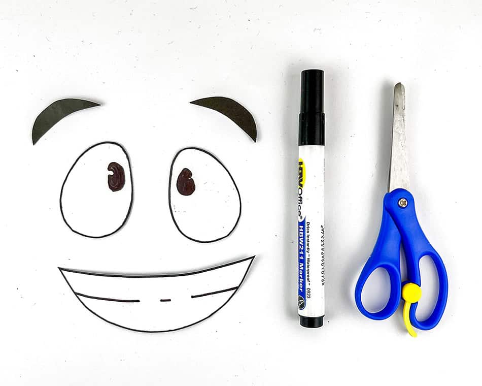 Cute Popsicle Stick Pumpkin Craft for Kids step 5