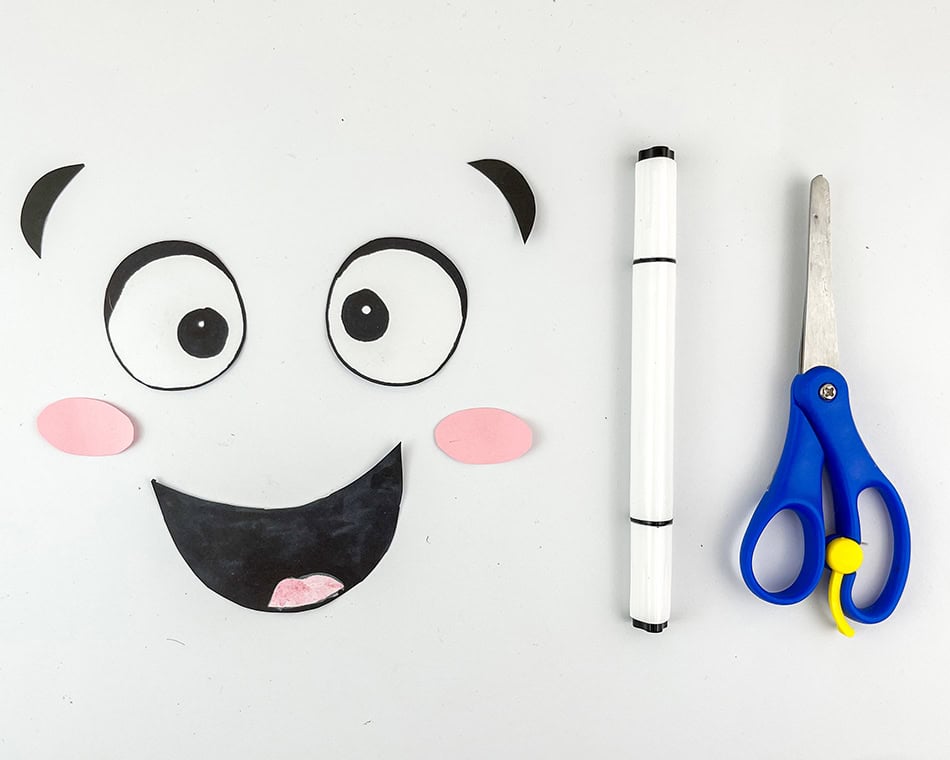 Cute paper Plate Pumpkin Craft for Kids Step 4