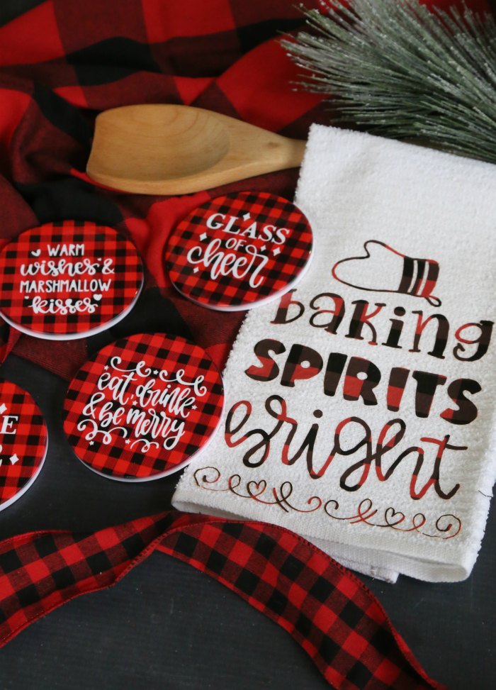 DIY Buffalo Plaid Gift Set by Mom Endeavors