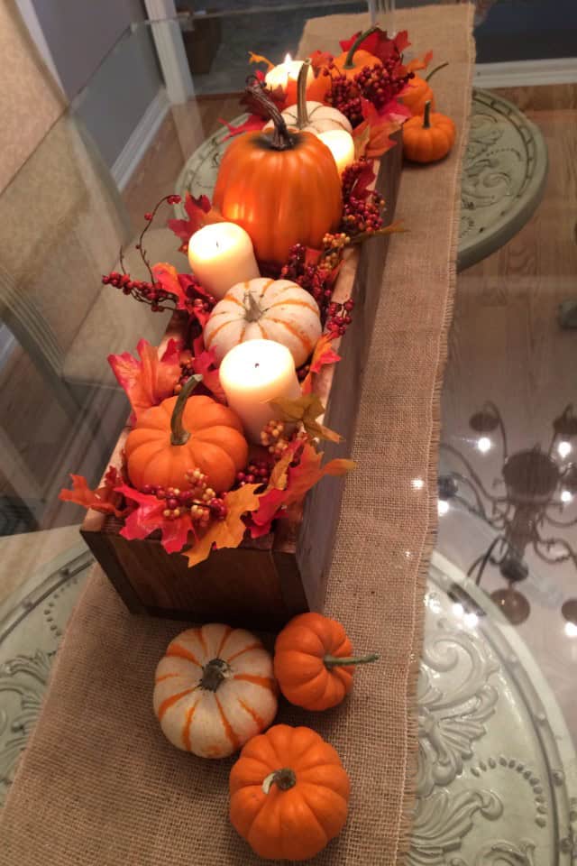 DIY Fall Centerpiece Box by Woodshop Diaries