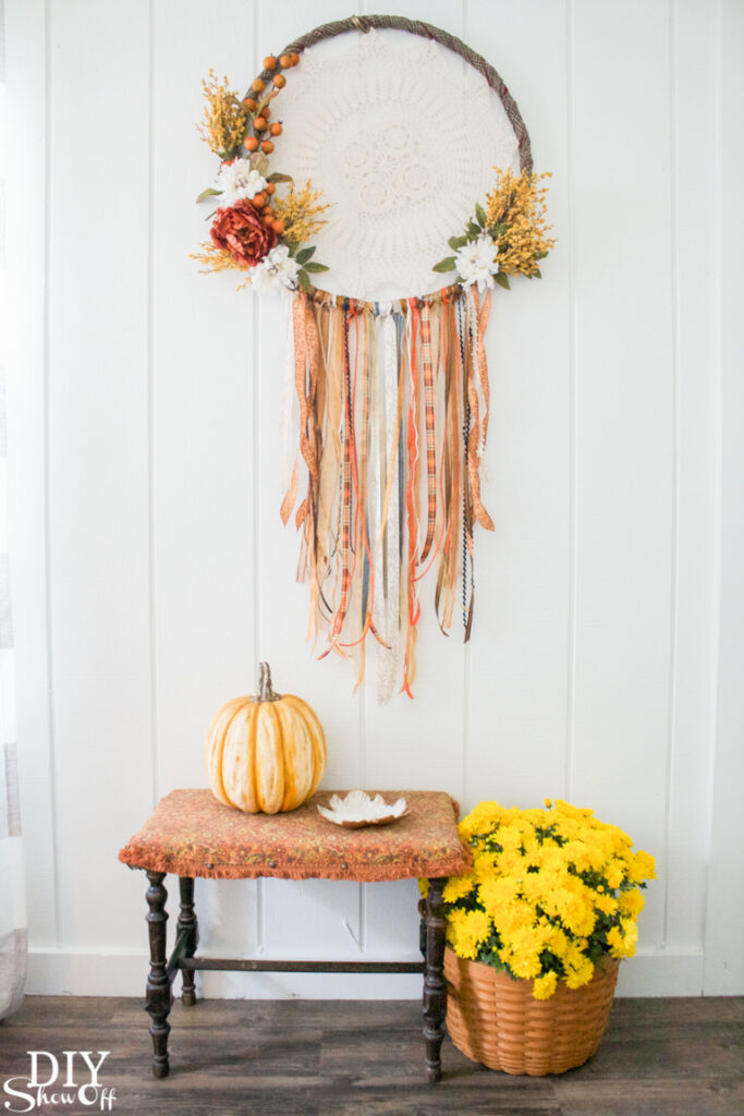 DIY Fall DreamCatcher Door by DIY Show Off