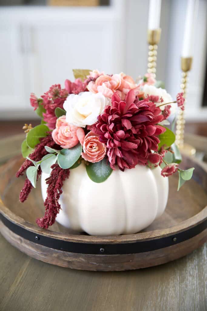 DIY Pumpkin Vase Alternative by Pumpkin and a Princess