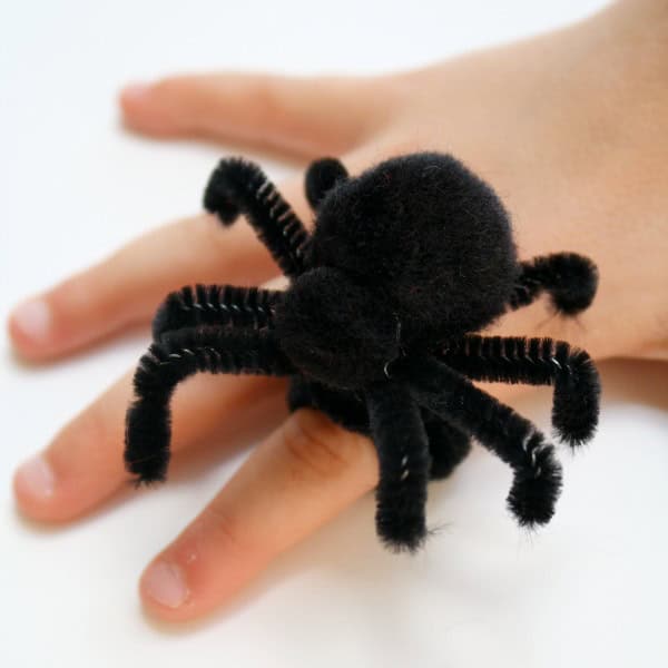 DIY Spider Ring by fantastic fun and learning