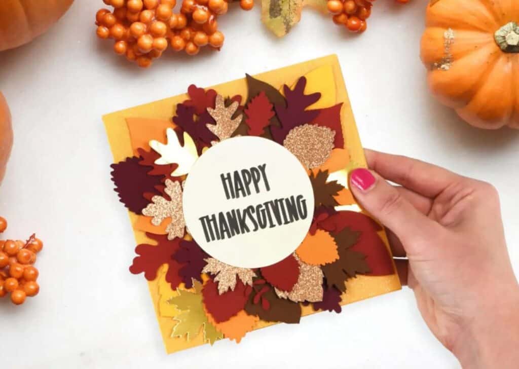 DIY Thanksgiving Card by Abby Kirsten Collections
