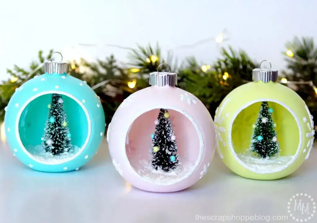 DIY Vintage Style Ornaments by the Scrap Shoppe Blog