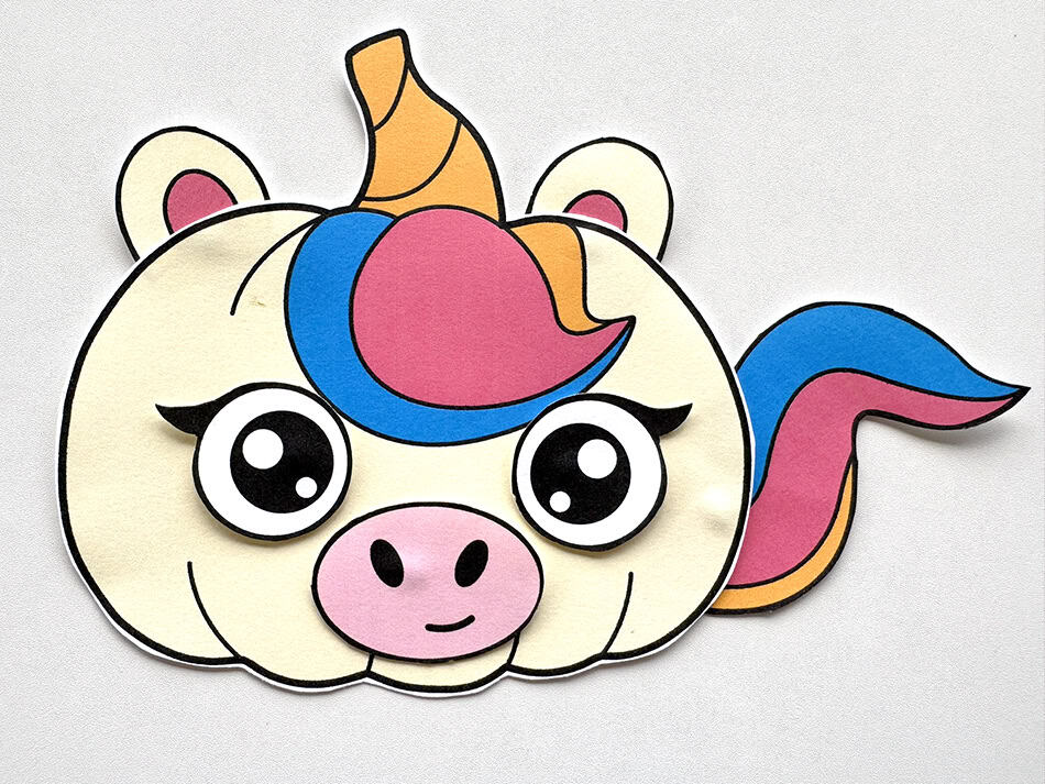Disguise a Pumpkin as a Unicorn Step 5
