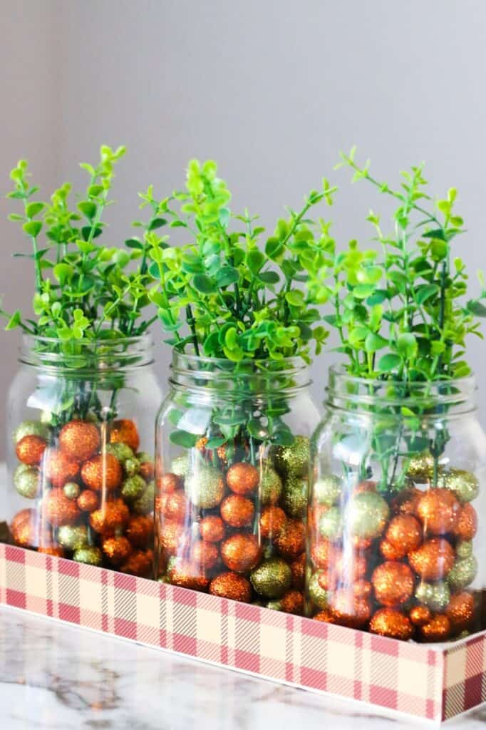 Dollar Tree Fall Centerpiece DIY by The Happy Flammily