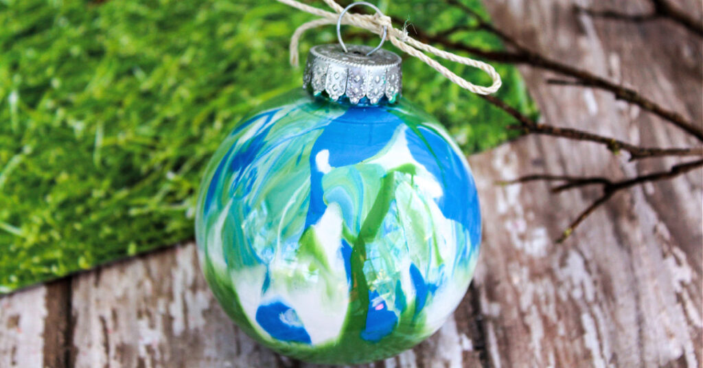 Earth Day Craft Globe Ornament by Happy Mothering